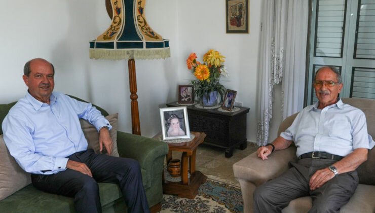 Cumhurbaşkanı Tatar Olgun Paşalar’ı ziyaret etti