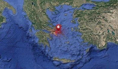 Ege Denizi'nde 5,1 büyüklüğünde deprem