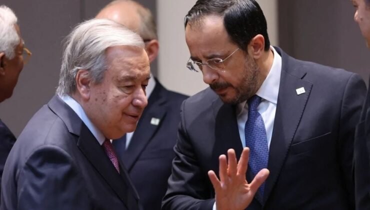 Hristodulidis, Guterres’in açıklamalarından memnun: Hedef müzakerelerin yeniden başlaması!
