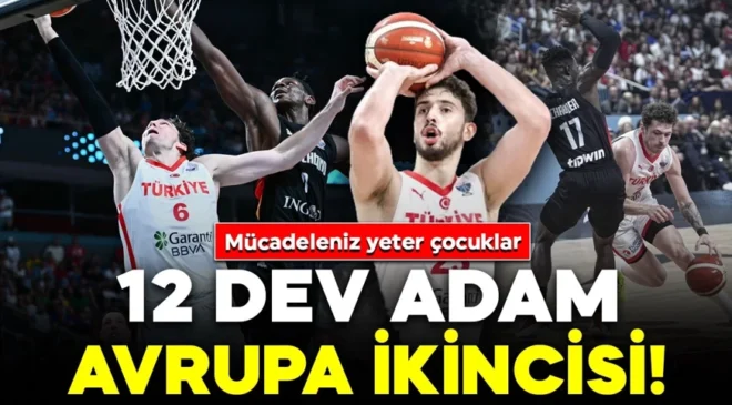 A Milli Basketbol Takımımız Avrupa ikincisi