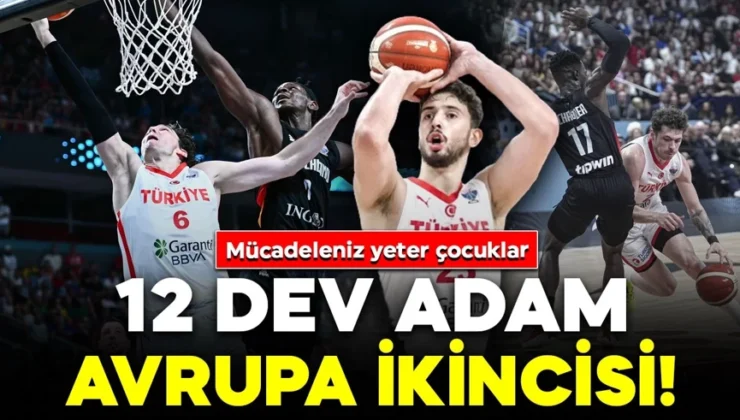 A Milli Basketbol Takımımız Avrupa ikincisi