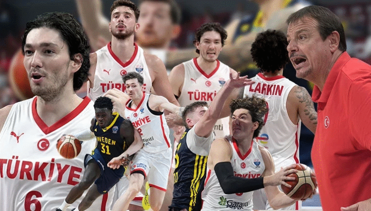 Önce filede Sultanlar şimdi Devler… 12 Dev Adam Avrupa Şampiyonası’nda çeyrek finalde!