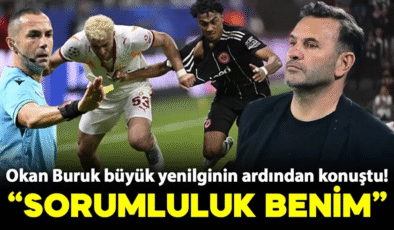 Okan Buruk büyük yenilginin ardından konuştu! “Sorumluluk benim”