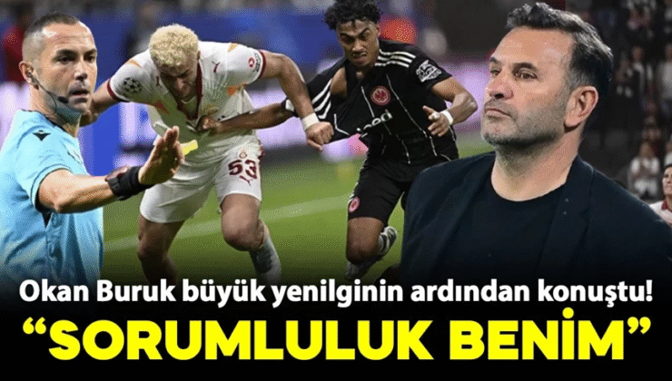Okan Buruk büyük yenilginin ardından konuştu! “Sorumluluk benim”