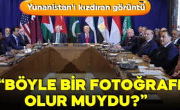 Yunanistan’ı bu fotoğraf çok kızdırdı! Yunan basını sordu: Miçotakis’in fotoğrafı olur muydu?