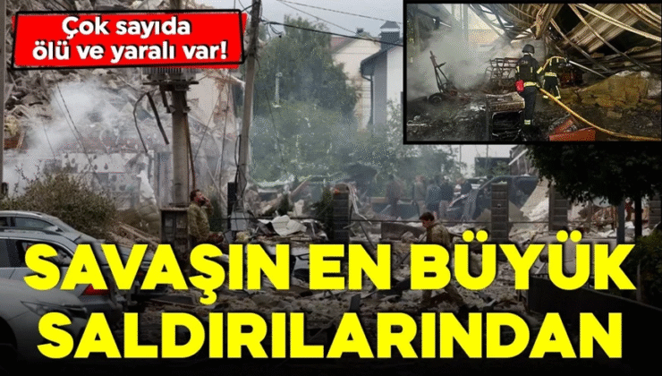 Savaşın en büyük saldırılarından: Ukrayna’nın başkenti Kiev’e bombardman! Çok sayıda ölü ve yaralı var