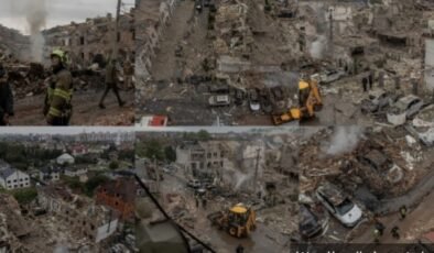 Şehir harabeye döndü