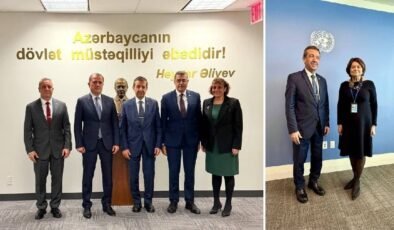 Tahsin Ertuğruloğlu, New York'ta DiCarlo ve Bayramov ile görüştü