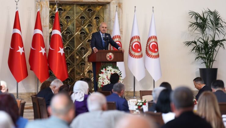 TBMM Başkanı Kurtulmuş, İçişleri Bakanı Oğuz ve muhtarları kabul etti