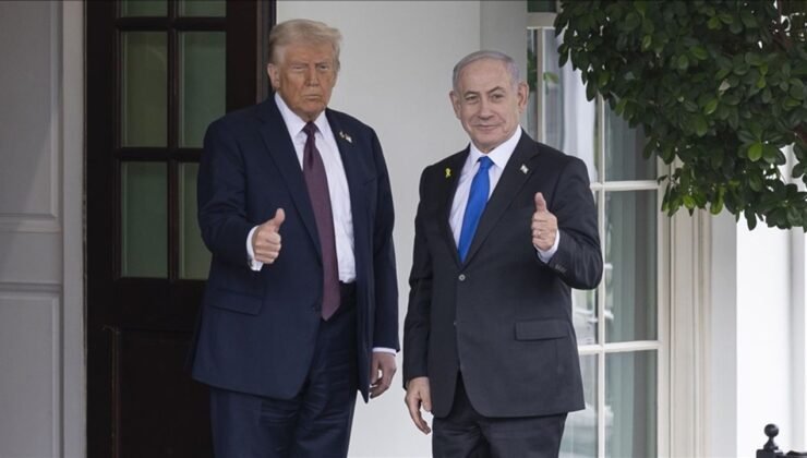 Trump, Netanyahu'yu Beyaz Saray'da kabul etti