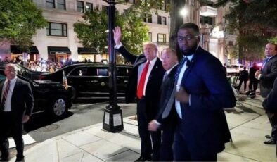 Trump'a restoranda Gazze protestosu: "Trump, bugünün Hitleri!"