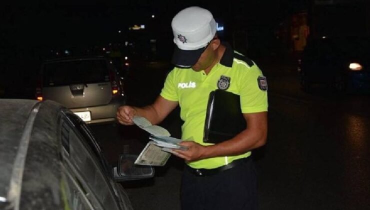316 sürücü rapor, 59 araç trafikten men edildi