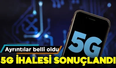 5G ihalesi sonuçlandı