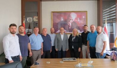 Başçeri, Mehmetçik Büyükkonuk Belediye Başkanı Tuğlu’yu ziyaret etti