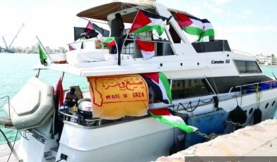  ‘Sumud’ Ayia Napa marinasında