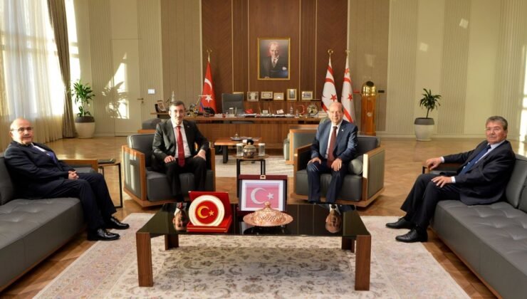 Cumhurbaşkanı Tatar, Yılmaz'ı kabul etti