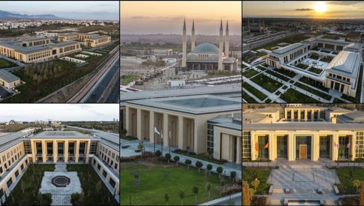 Cumhurbaşkanlığı Yerleşkesi'nin ikinci etabının inşası hızla sürüyor
