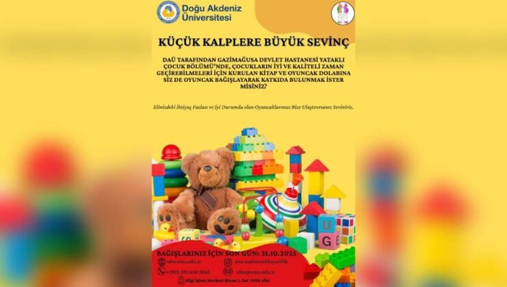 DAÜ Toplumsal Duyarlılık Merkezi’nden bağış çağrısı