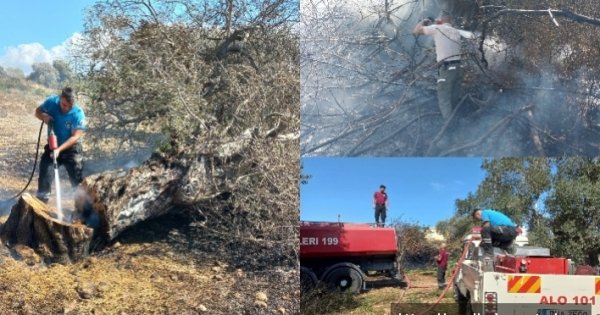 El birliğiyle söndürüldü