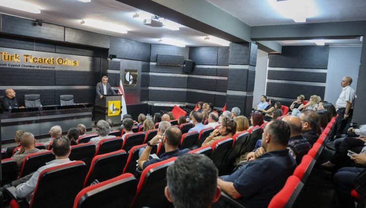 Erhürman, KTTO’yu ziyaret etti: Cumhuriyet Güvenlik Kurulu hiç toplanmadı