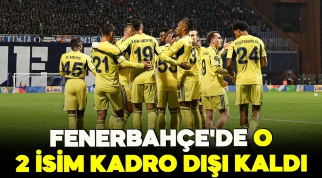 Fenerbahçe’de şok !… İrfan Can Kahveci ve Cenk Tosun kadro dışı bırakıldı