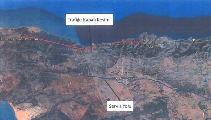 Geçitköy-Lapta kavşağı ile Kayalar-Sadrazamköy yol güzergâhları trafiğe kapatılıyor