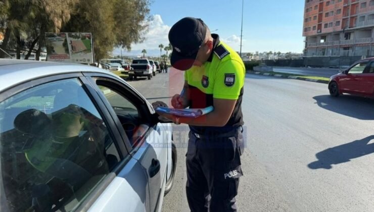 Gönyeli Polis Karakolu ekipleri denetimlerine hız kesmeden devam ediyor