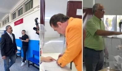 Hasgüler, Yazıcı ve Zorba da oylarını kullandı