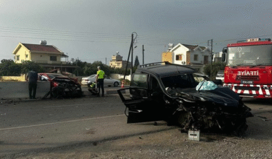 Gazimağusa – Karpaz Anayolunun 10 – 11’inci km’leri arasında, meydana gelen kazada 2 kişi yaralandı alkollü sürücü tutuklandı