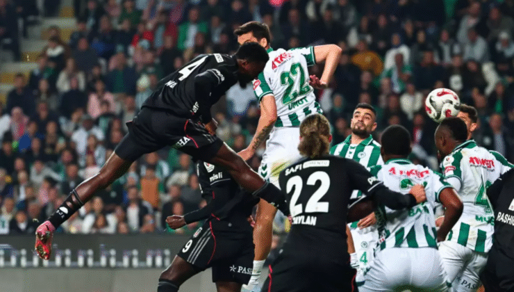 Erteleme maçında hata yapmadı… Beşiktaş, Konya’dan 3 puanla dönüyor!