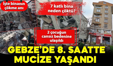 Gebze’de Çöken 7 katlı binadan acı haber geldi !.. Ekipler enkazda zamanla yarışıyor!