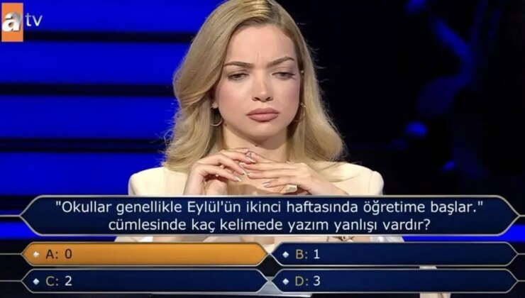 Kim Milyoner Olmak İster'de 100 Bin TL'lik soru sosyal medyayı ikiye böldü