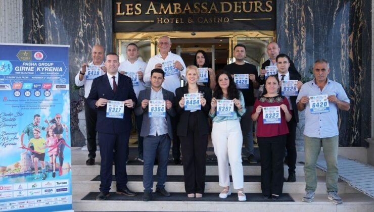Les Ambassadeurs Hotel & Casino’dan Girne Yarı Maratonu’na Güçlü Destek