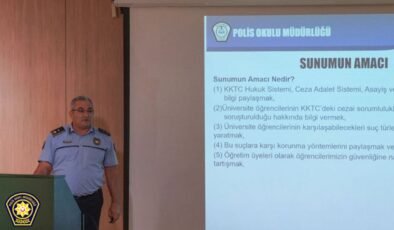 Polis’ten üniversite öğrencilerine yönelik eğitim…