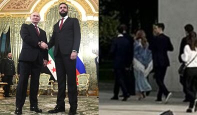 Şara, Putin'le görüşürken Esad Rusya'da bakın ne yaptı…