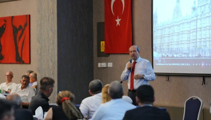 Tatar, iş insanlarıyla bir araya geldi: Kardeş pazarlar ağı kurulacak