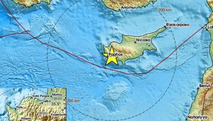 Baf Merkezli 5.2 Büyüklüğünde Deprem! KKTC’de Hasar Yok