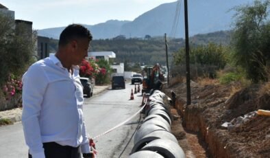 Başkan Ataser, Piyalepaşa Caddesi’ndeki altyapı çalışmalarını yerinde inceledi