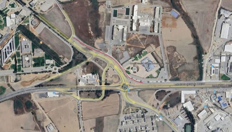 Haspolat’ta yol çalışması…