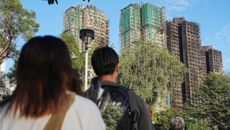 Hong Kong'da 123 kişinin canını alan facianın ardından üç günlük yas ilan edildi