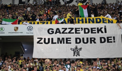 Fenerbahçe, İsrail ekibini devirdi… Filistin pankartları maça damga vurdu