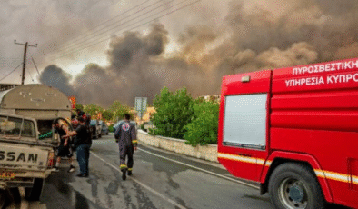 Limasol ve Baf’ta çıkan iki ayrı yangın ile ilgili söndürme çalışmaları sürüyor