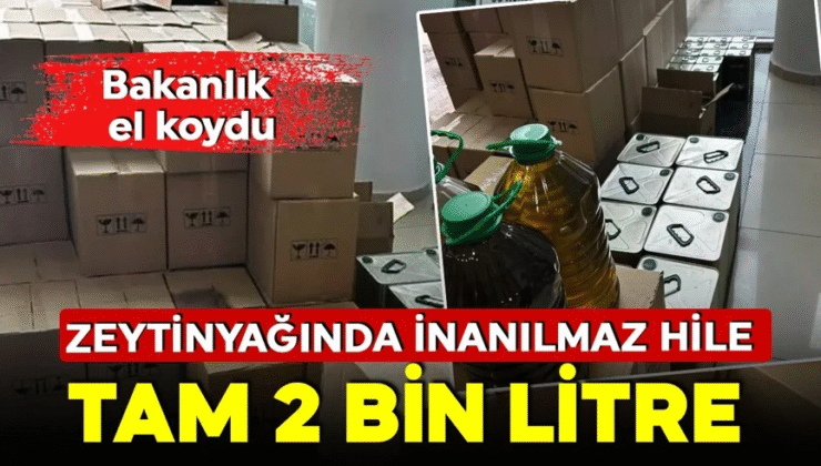 İnsan sağlığı ayaklar altında “Natürel sızma zeytinyağı” diye satıyorlardı! 2 bin litre yağ hileli çıktı! 