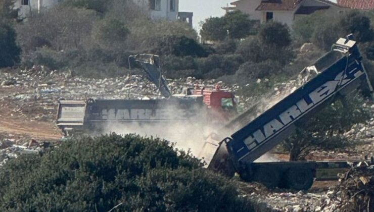 İskele’de moloz döken iki firmaya ceza