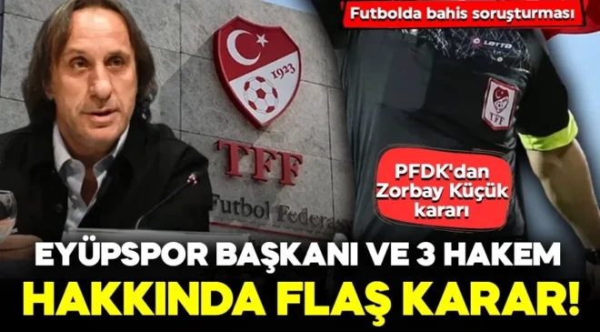 Bahis soruşturması kapsamında 8 şüpheli ile birlikte Eyüpspor Başkanı Murat Özkaya tutuklandı