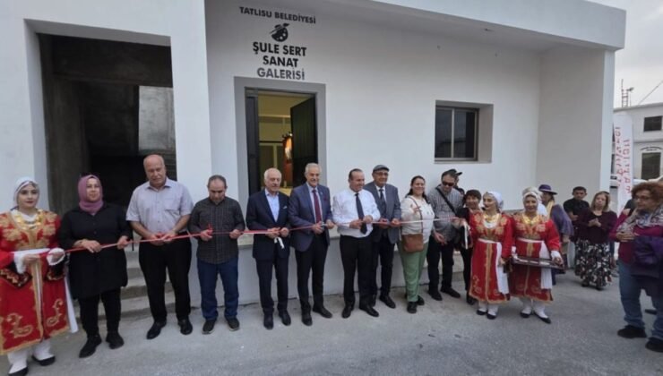 Tatlısu Belediyesi Şule Sert Sanat Galerisi açıldı