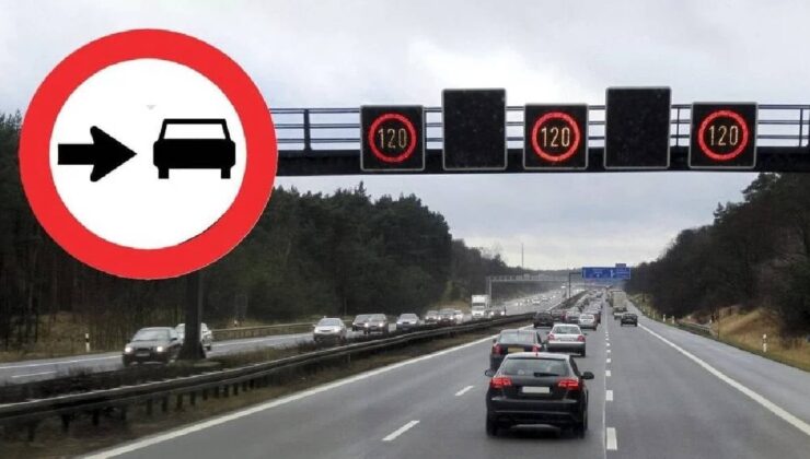 Trafikte kırmızı daire içinde siyah ok tabelası merak uyandırdı: İşte anlamı