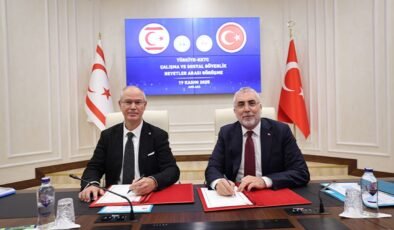 Türkiye ve KKTC Çalışma ve Sosyal Güvenlik Bakanlıkları arasında işbirliği anlaşması imzalandı