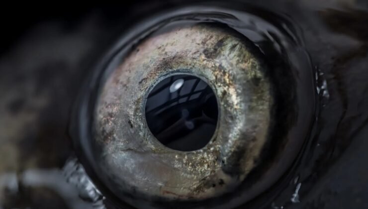 24 gözlü yaratık ortaya çıktı: 360 derece dönüyor