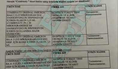 Pfizer’in avukatları, Türkiye’ye Biontech aşısı satmadıklarını öne sürerken bir skandala da imza attıkları iddia edildi
